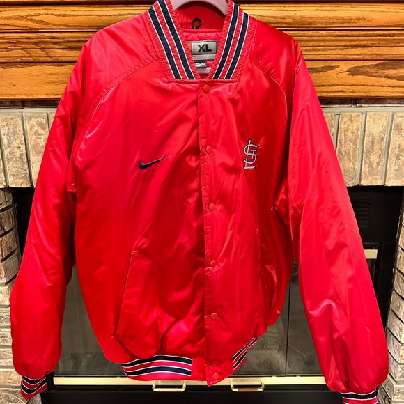 St Louis Cardinal satin jacket in size XL - Picture 1 of 5